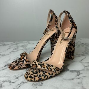 Lulus Cheetah Leopard Print Heels 7 1/2